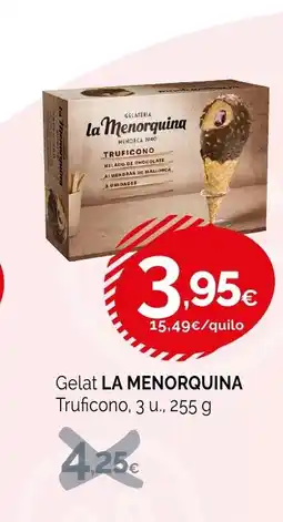 Condis LA MENORQUINA Gelat oferta