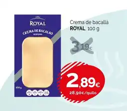 Condis ROYAL Crema de bacallà oferta