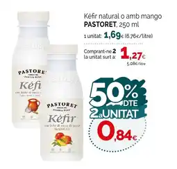 Condis PASTORET Kéfir natural o amb mango oferta
