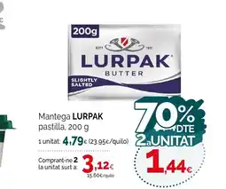 Condis LURPAK Mantega pastilla oferta