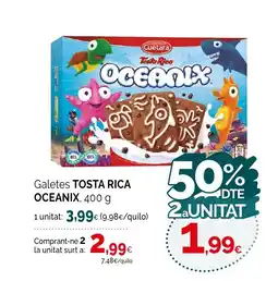 Condis TOSTA RICA OCEANIX Galetes oferta