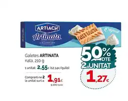 Condis ARTINATA Galetes oferta