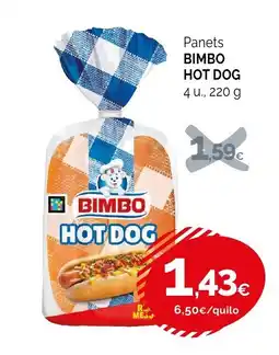 Condis BIMBO HOT DOG Panets oferta