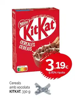 Condis KITKAT Cereals amb xocolata oferta
