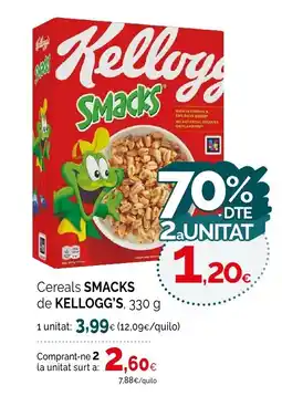 Condis SMACKS de KELLOGG"S Cereals oferta