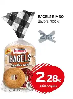Condis BAGELS BIMBO llavors oferta