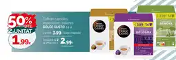 Condis DOLCE GUSTO Cafè en càpsules especialitats italianes oferta
