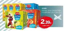 Condis JÚVER préssec, pinya, taronja/raïm o multifruites oferta