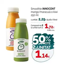 Condis INNOCENT Smoothie mango/maracuià o kiwi oferta