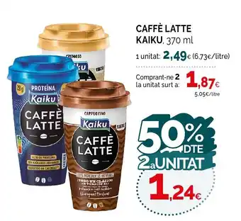 Condis CAFFÈ LATTE KAIKU oferta