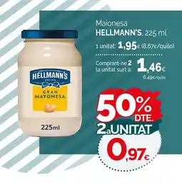 Condis HELLMANN'S Maionesa oferta