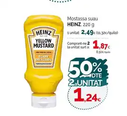 Condis HEINZ Mostassa suau oferta
