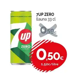 Condis 7UP ZERO llauna oferta