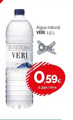 Condis VERI Aigua natural oferta