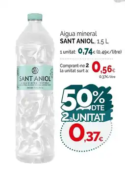 Condis SANT ANIOL Aigua mineral oferta