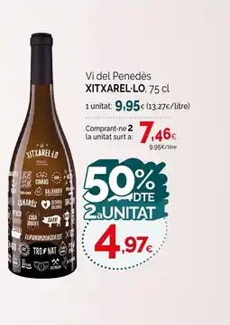 Condis XITXAREL·LO Vi del Penedès oferta