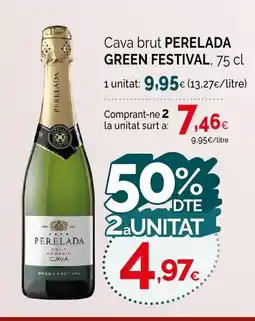 Condis PERELADA GREEN FESTIVAL Cava brut oferta