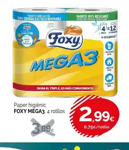 Condis FOXY MEGA3 Paper higiènic oferta