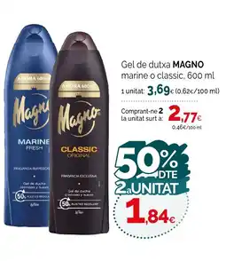 Condis MAGNO Gel de dutxa marine o classic oferta