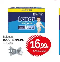 Condis DODOT Bolquers oferta