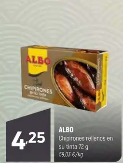 Coviran ALBO Chipirones rellenos en su tinta oferta