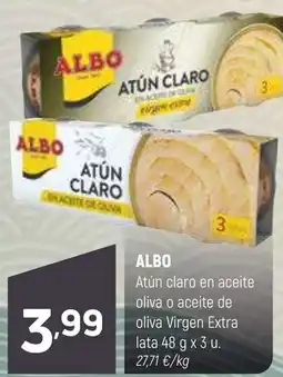 Coviran ALBO Atún claro en aceite oliva o aceite de oliva Virgen Extra lata oferta