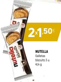 Coviran NUTELLA Galletas biscuits oferta