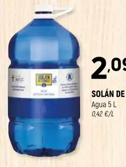 Coviran SOLÁN DE CABRAS Agua oferta