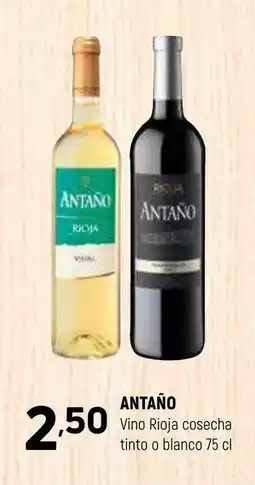 Coviran ANTAÑO Vino Rioja cosecha tinto o blanco oferta