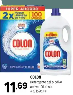 Coviran COLON Detergente gel o polvo activo 100 dosis oferta