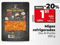 Dia Dia al punto - migas refrigeradas oferta