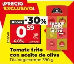 Dia Dia vegecampo - tomate frito con aceite de oliva oferta