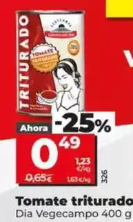 Dia Dia vegecampo - tomate triturado oferta