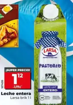 Dia Larsa - leche entera oferta