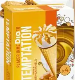 Dia Dia temptation - helado cono sabor a nata y caramelo oferta