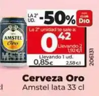 Dia Amstel - cerveza oro oferta