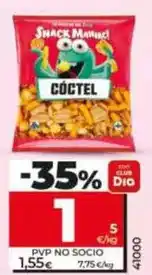 Dia Dia snack maniac - coctel de aperitivos oferta