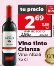 Dia Viña albali - vino tinto crianza oferta
