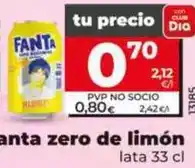 Dia Fanta - zero de limón oferta