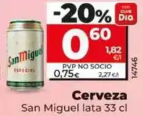 Dia San miguel - cerveza oferta