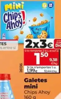 Dia Chips ahoy - galletas mini 160 g oferta