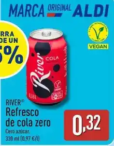 ALDI River - refresco de cola zero oferta