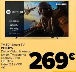Supeco Philips - tv 50 smart tv oferta
