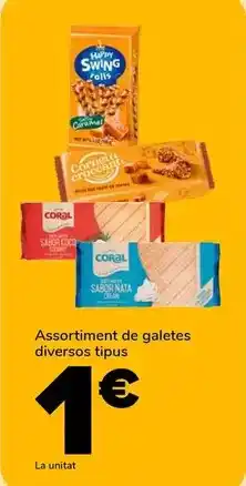 Supeco Coral - assortiment de galetes diversos tipus oferta