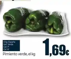 Unide Market Pimiento verde oferta