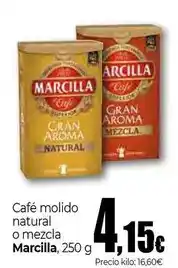 Unide Market Marcilla - café molido natural o mezcla oferta