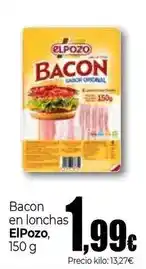 Unide Market Elpozo - bacon en lonchas oferta