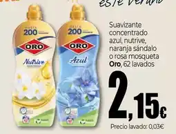 Oro - suavizante concentrado azul