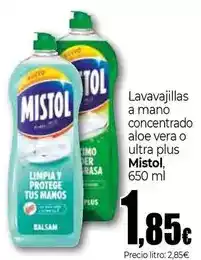 Unide Market Mistol - lavavajillas a mano concentrado aloe vera o ultra plus oferta