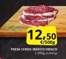Supermercados MAS Presa cerdo ibérico fresco oferta